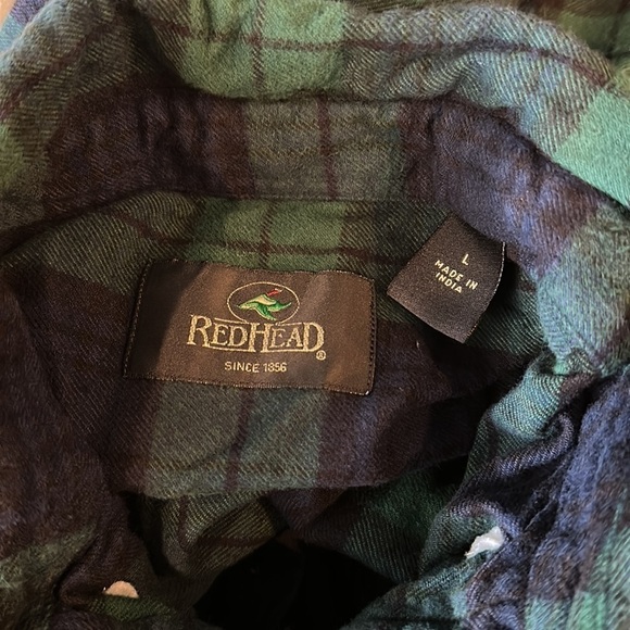 Two Redhead button down flannel shirts size large men’s - Picture 11 of 14